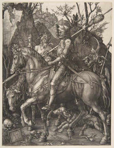 A lovag, a halál és az ördög alkotó: Albrecht Dürer