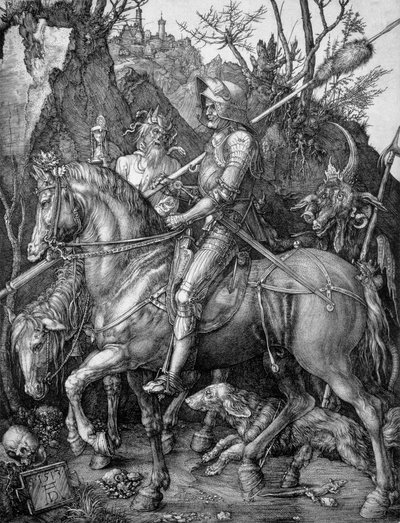 Knight, Death and the Devil, 1513 (rézmetszet) alkotó: Albrecht Dürer
