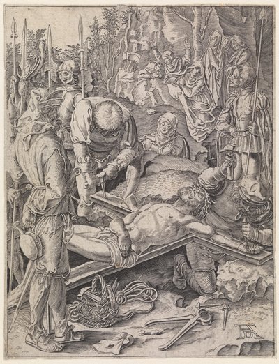 Krisztus keresztre feszítése alkotó: Albrecht Dürer