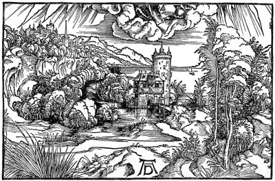 Táj, 1498, 1936 alkotó: Albrecht Dürer