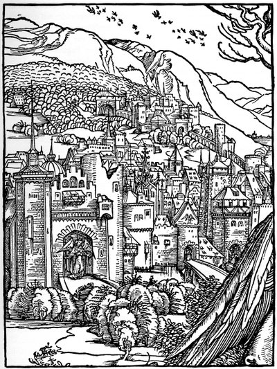 Táj, 1498, 1936 alkotó: Albrecht Dürer
