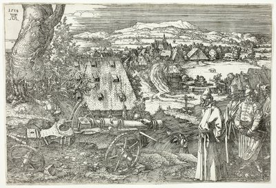 Táj ágyúval (The Great Cannon) alkotó: Albrecht Dürer