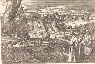 Táj ágyúval, 1518 alkotó: Albrecht Dürer