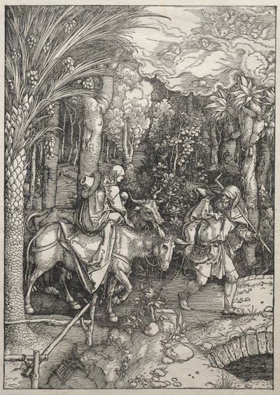 A Szűz élete: Repülés Egyiptomba alkotó: Albrecht Dürer
