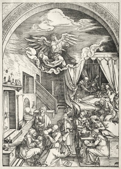 Szűz élete: Szűz születése alkotó: Albrecht Dürer