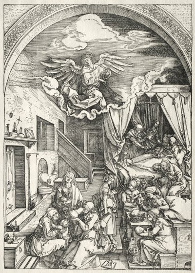 Szűz élete: Szűz születése, 1504-1505. alkotó: Albrecht Dürer