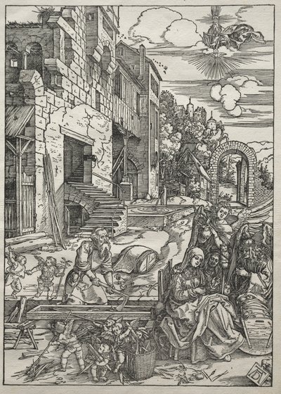 A Szűz élete: A többi Egyiptomban, 1504-1505. alkotó: Albrecht Dürer