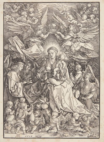 Madonna az angyalok királynője alkotó: Albrecht Dürer