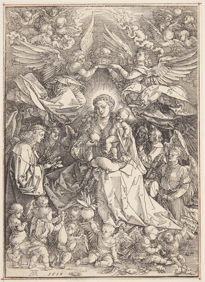 Madonna az angyalok királynője alkotó: Albrecht Dürer