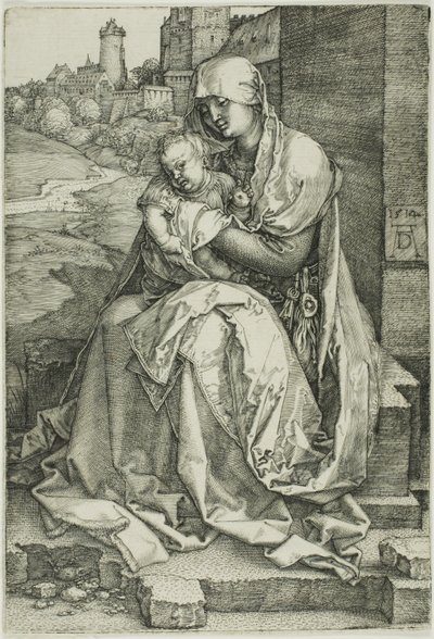 Madonna a fal mellett alkotó: Albrecht Dürer