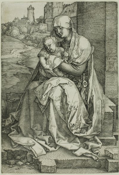 Madonna a fal mellett alkotó: Albrecht Dürer