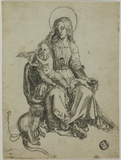 Madonna a majommal alkotó: Albrecht Dürer