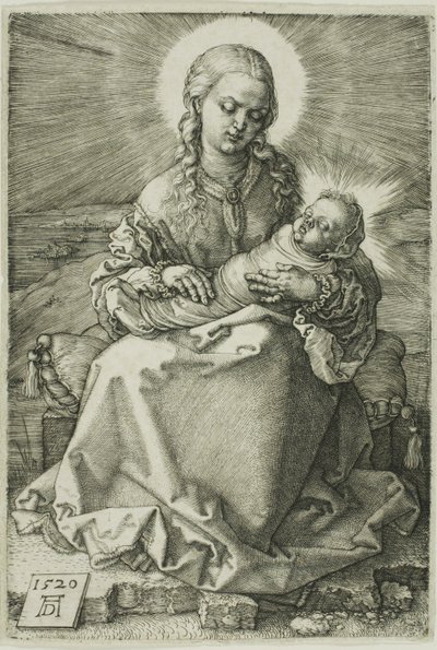 Madonna a bepólyált csecsemővel alkotó: Albrecht Dürer