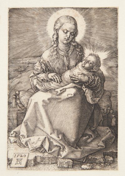Madonna a bepólyált csecsemővel alkotó: Albrecht Dürer