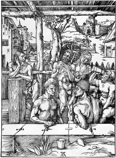 Férfi fürdő alkotó: Albrecht Dürer