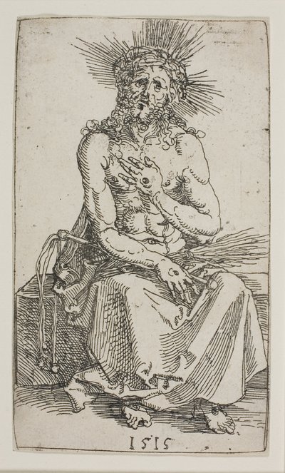 Fájdalmak embere, ülve alkotó: Albrecht Dürer
