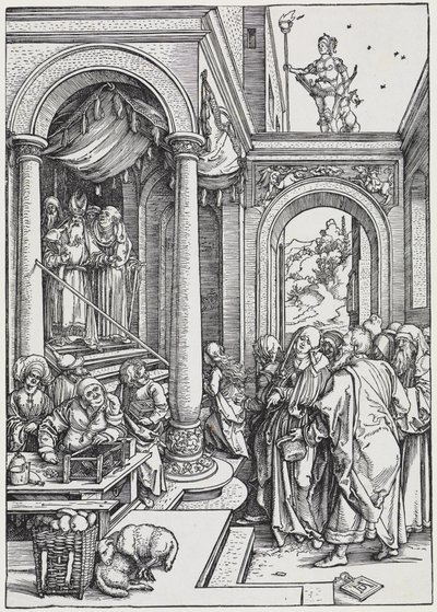 Mária templomba menetele alkotó: Albrecht Dürer