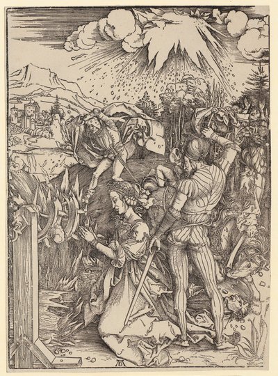 Szent Katalin vértanúsága alkotó: Albrecht Dürer