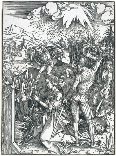 Szent Katalin mártíromsága alkotó: Albrecht Dürer