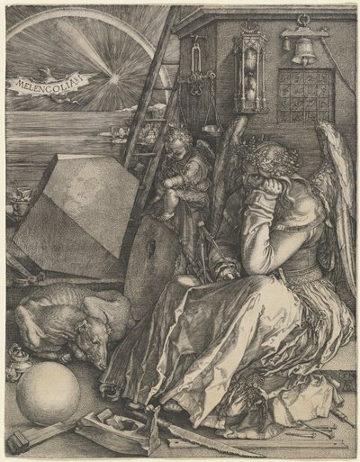 Melankólia I alkotó: Albrecht Dürer