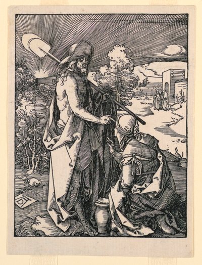 Noli me Tangere (Krisztus megjelenik Mária Magdolnának), A kis szenvedély sorozatból alkotó: Albrecht Dürer