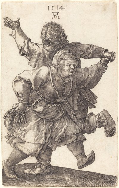 Parasztpár táncol alkotó: Albrecht Dürer