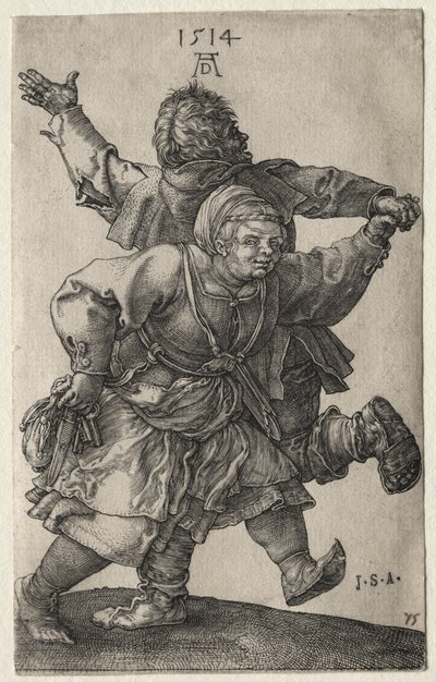 Táncoló parasztházaspár alkotó: Albrecht Dürer