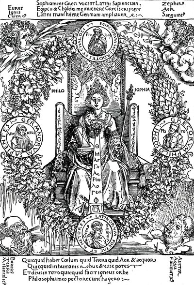 Filozófia, 1502 1906 alkotó: Albrecht Dürer