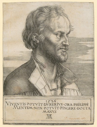 Philipp Melanchthon portréja alkotó: Albrecht Dürer