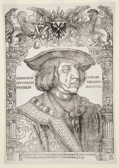 Maximilian I portréja alkotó: Albrecht Dürer