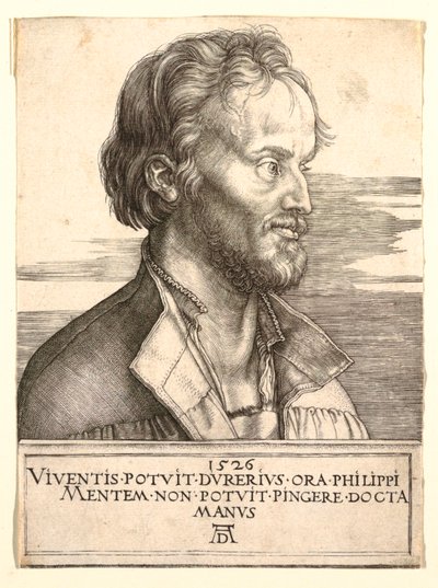 Philip Melanchthon portréja alkotó: Albrecht Dürer