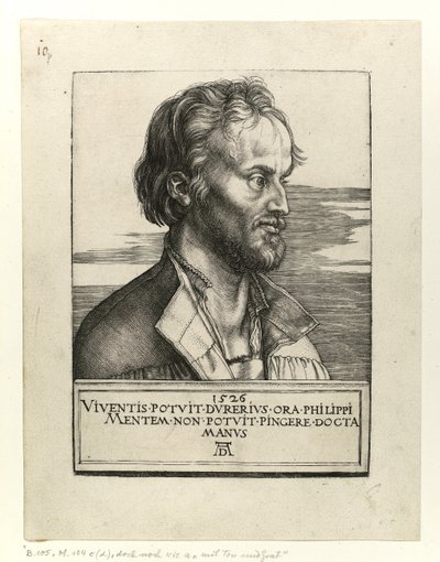 Philip Melanchthon portréja, 1526 alkotó: Albrecht Dürer