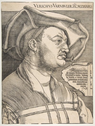 Ulrich Varnbüler portréja alkotó: Albrecht Dürer