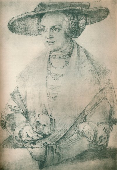 Egy hölgy portréja, 1500-1520, 1903 alkotó: Albrecht Dürer