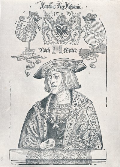 V. Károly császár portréja, 1519 1906 alkotó: Albrecht Dürer