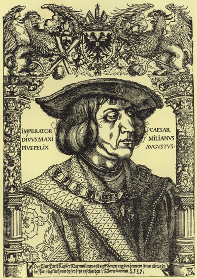 Maximilian császár portréja alkotó: Albrecht Dürer