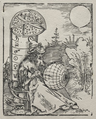 Ptolemaiosz elküldi neki Himmelsglobust alkotó: Albrecht Dürer
