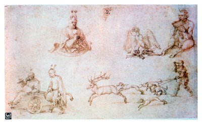 Vörös krétás tanulmány, 1500 c alkotó: Albrecht Dürer
