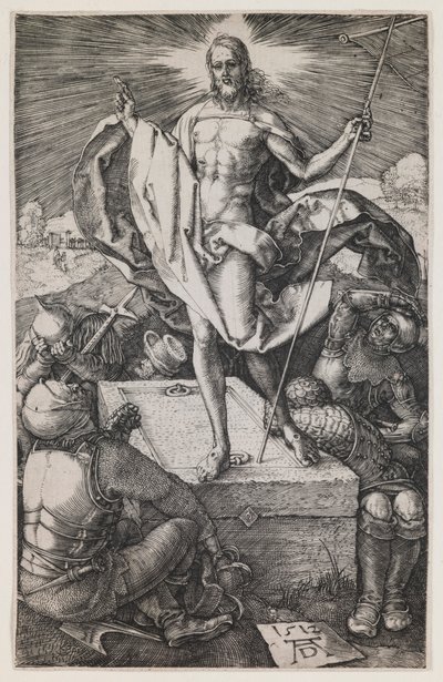 Feltámadás, a „Bevésett szenvedély” sorozatból alkotó: Albrecht Dürer