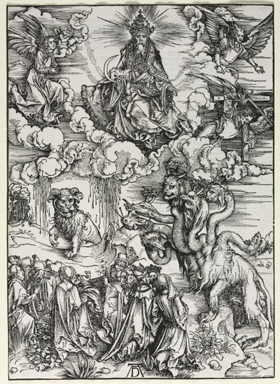 Szent János kinyilatkoztatása: Ramszarvú fenevad alkotó: Albrecht Dürer