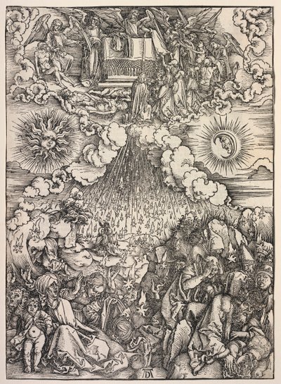 Szent János kinyilatkoztatása: A hatodik pecsét felnyitása alkotó: Albrecht Dürer