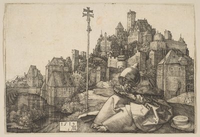 Szent Antal Reading, 1519. alkotó: Albrecht Dürer