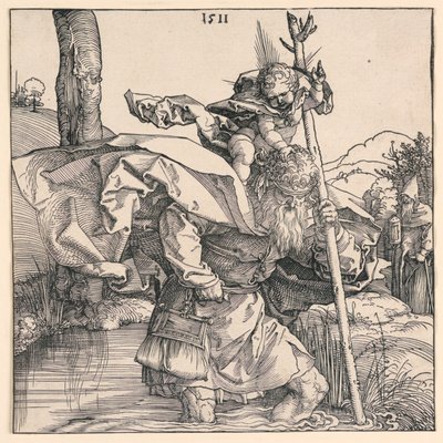Szent Kristóf alkotó: Albrecht Dürer