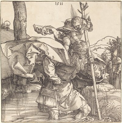 Szent Kristóf alkotó: Albrecht Dürer