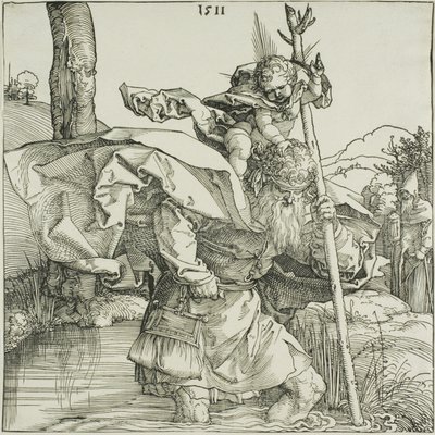 Szent Kristóf alkotó: Albrecht Dürer