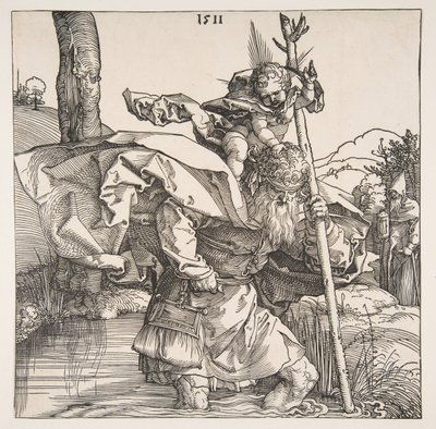 Szent Kristóf, 1511. alkotó: Albrecht Dürer
