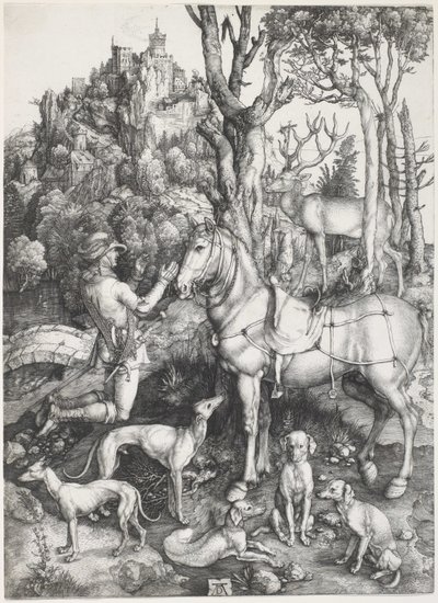 Szent Eusztáz alkotó: Albrecht Dürer