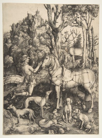 Saint Eustace, kb. 1501. alkotó: Albrecht Dürer