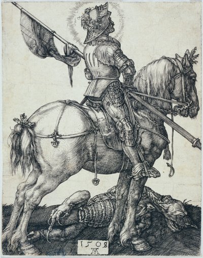 Szent György lóháton (Bartsch 54) alkotó: Albrecht Dürer