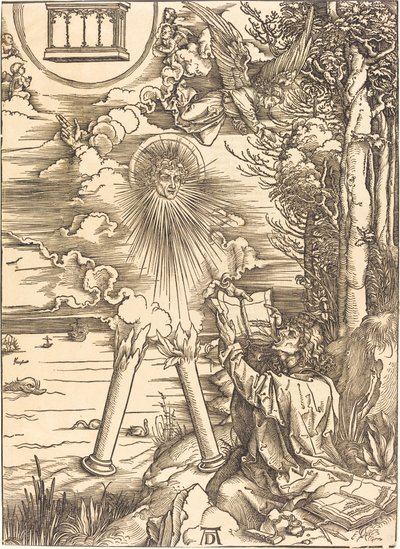 Szent János felfalja a könyvet alkotó: Albrecht Dürer